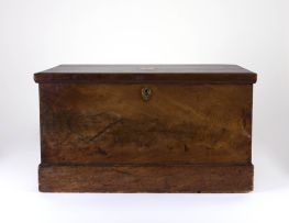 A Victorian mahogany chest