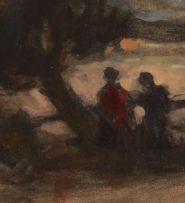 Edward Roworth; Figures in a Cape Landscape