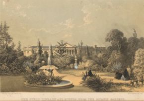 Thomas Bowler; The Public Library and Museum, from the Botanic Gardens; Adderley Street and the Dutch Reformed Church; The Castle; and The Roman Catholic Cathedral