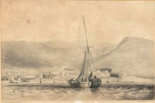 Thomas Bowler; St George Street, Cape Town; Simon's Town (The Naval Depot) Cape of Good Hope; and The Great Meeting held in front of the Commercial Hall, Cape Town on 4 July 1849