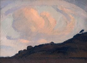 Jacob Hendrik Pierneef; Landscape with Clouds