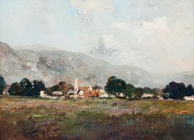Errol Boyley; Landscape with Church