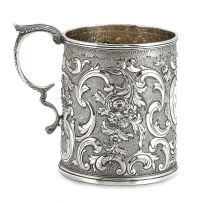 A Scottish silver christening mug, Peter Aitken I, Glasgow, 1844