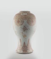 A Chinese famille-rose meiping vase, Qing Dynasty, Qianlong (1735-1796)