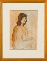 Iris Ampenberger; A Seated Nude