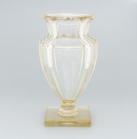 A Moser glass vase, 20th century