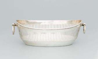 A German silver-pierced basket, E. L. Vietor, Darmstadt, 800 standard