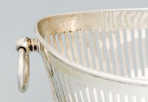 A German silver-pierced basket, E. L. Vietor, Darmstadt, 800 standard