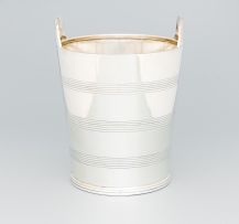 A silver-plated ice bucket, 20th century