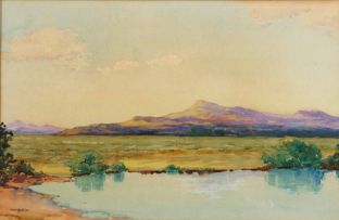 Walter Battiss; Mountain Landscape