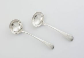 A George III Old English pattern silver sauce ladle, probably Thomas Northcote, London, 1781