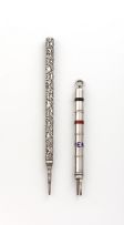 A late Victorian silver propelling pencil, Lucas Brothers Ltd, Chester, 1895