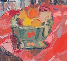 Wendy Anziska; Interior with Fruit Bowl