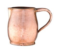 A large Victorian copper jug, 19th century