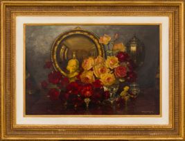 Henry John Dykman; Still Life with Roses