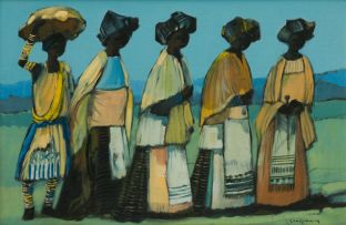 Jan Dingemans; Five Xhosa Women