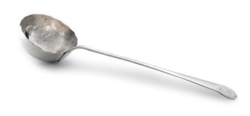 A Cape silver Old English pattern soup ladle, Daniel Beets, early 19th century
