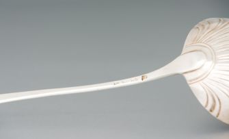 A George III silver Old English pattern ladle, probably Thomas & William Chawner, London, 1764