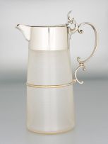 A WMF silver-plate and glass mounted water jug, late 19th/early 20th century