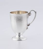 A Victorian silver christening mug, Alfred Ivory, London, 1867