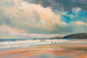Christopher Tugwell; Fishing on the Beach