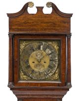 A George III oak longcase clock, D Seddon, Frodsham, mid 18th century