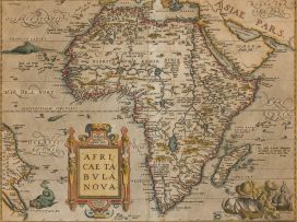 Abraham Ortelius; Africae Tabvla Nova, 1570 Antwerp