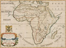Edward Wells; A New Map of Africk shewing its Present General Divisons; Dedicated to his Highness the Duke of Gloucester (sic)