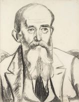 Maggie Laubser; Portrait of Man with Beard
