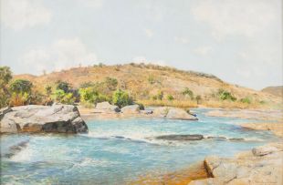 Cecil Thornley Stewart; Kruger Park River Scene