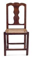 A Cape stinkwood Queen Anne style side chair, early 19th century