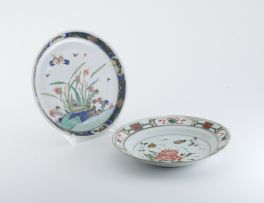 A Chinese famille-verte dish, Qing Dynasty, 18th century