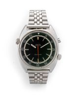 Omega gentleman's seamaster chronostop tonneau-shaped stainless steel wristwatch, Ref. 145.008, circa 1970