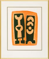Hannes Harrs; Two Abstract Figures