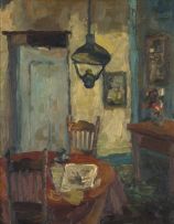 Alexander Rose-Innes; Interior with Lamp