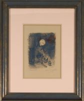 Marc Chagall; Blue Still Life
