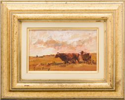 Adriaan Boshoff; Cows in a Landscape