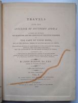 Barrow, John; Travels into the Interior of Southern Africa, in which are Described the Character and the Condition of the Dutch Colonists of the Cape of Good Hope and of the Several Tribes of Natives Beyond its Limits; the Natural History of Such Subjects as Occurred in the Animal, Mineral and Vegetable Kingdoms; and the Geography of the Southern Extremity of Africa (2 volumes)