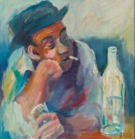 Kenneth Baker; Portrait of a Man Wearing a Hat