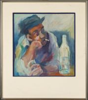 Kenneth Baker; Portrait of a Man Wearing a Hat