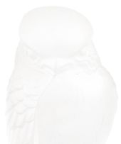 A Lalique frosted and clear glass cendrier, modern