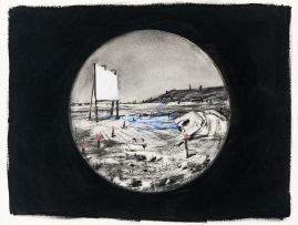 William Kentridge; Untitled (Drawing for Felix in Exile)