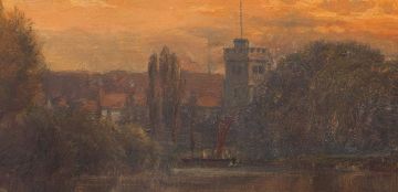 Alfred de Breanski Snr; Twickenham Ferry