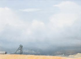 Keith Alexander; Mine Shaft with Approaching Storm