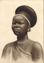 Gerard Bhengu; Portrait of a Zulu Woman