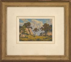 Erich Mayer; Landscape with Rocky Outcrop
