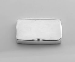 An Austro-Hungarian silver cigarette case, Vienna (1872-1922), .800 standard, with import marks for London, 1903