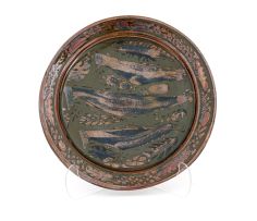 As Esias Bosch stoneware platter, 20th century