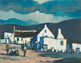Mel Brigg; Cottages in Landscape
