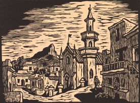Gregoire Boonzaier; Mosque and Lion's Head, Bo Kaap